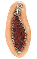 Gorey Latex Pre-Made Zipper Prosthetic Wound