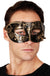 Copper and Black Men's Steampunk Masquerade Mask - Main Image