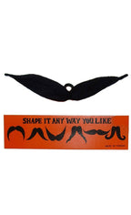 Image of Bendable Mens Black Clip On Moustache