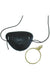 Black pirate eye patch and earring accessory set.