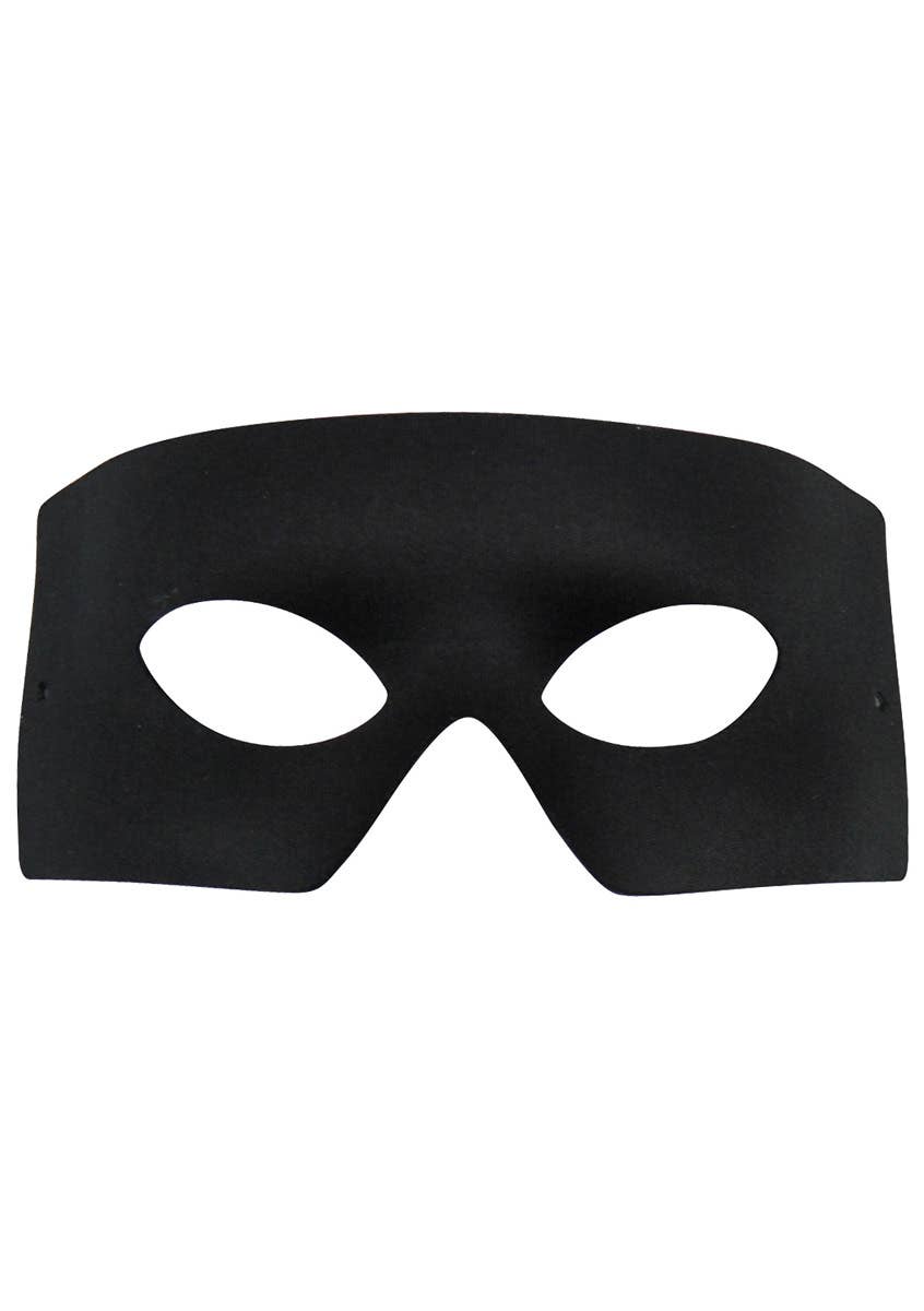Simple Black Unisex Zorro Masquerade Eye Mask