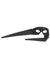 Adult's Plain Black Zorro Masquerade Mask with Fabric Ties