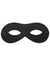 Simple Black Unisex Zorro Masquerade Eye Mask