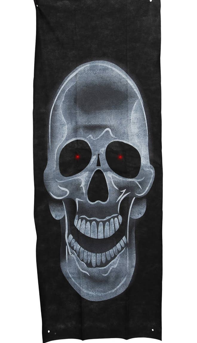Gothic Skull Curtain with Light Up Eyes Party Decoration