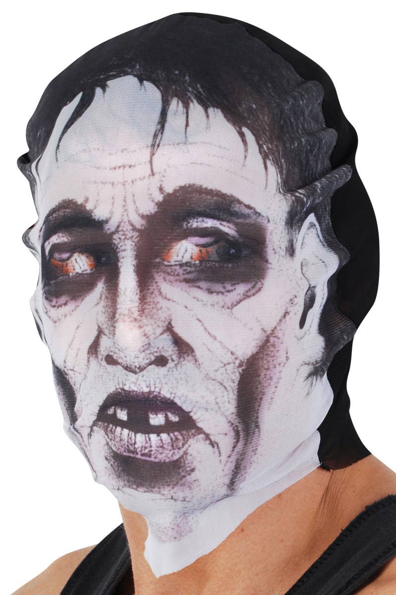 Stretch Zombie Print Halloween Stocking Costume Mask