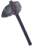 Silver Stone Prehistoric Caveman Axe Costume Weapon