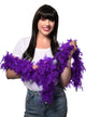 Purple Fluffy Feather Boa Costume Accessory
