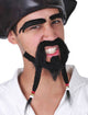 Jack Sparrow Black Plaited Pirate Costume Beard Set