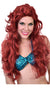 Women's Long Wavy Red Costume Wig with Side Swept Fringe Main Image