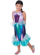 Image of Disney Princess Ariel Girls Little Mermaid Costume - Front View