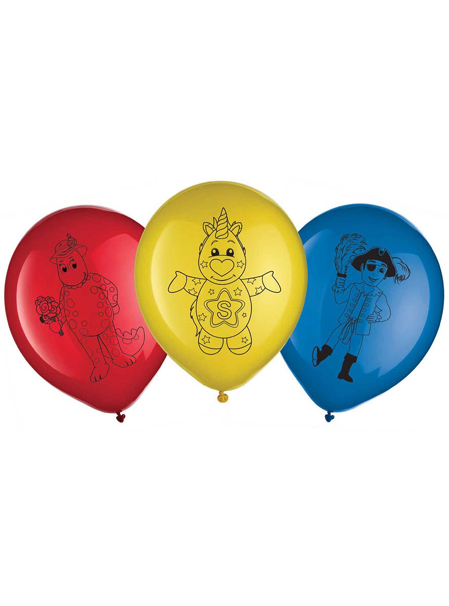 Image of The Wiggles 6 Pack 30cm Party Balloons