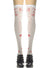 Image of Blood Splattered Womens Thigh High Halloween Stockings