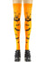 Image of Thigh High Orange Halloween Theme Costume Stockings