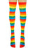 Image of Thigh High Rainbow Striped Women's Costume Stockings