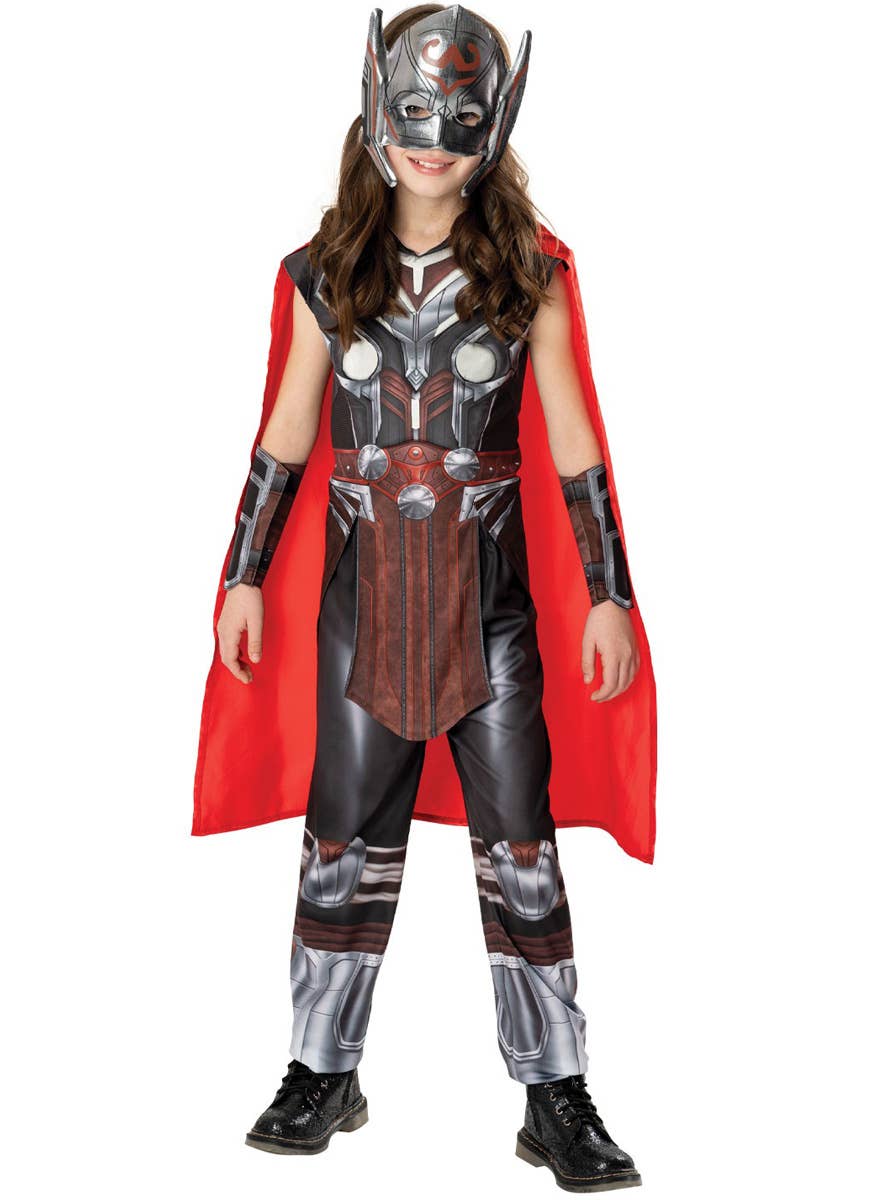Image of Love and Thunder Girls Mighty Thor Superhero Costume - Main Image