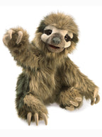 Three Toed Sloth Large Plush Puppet