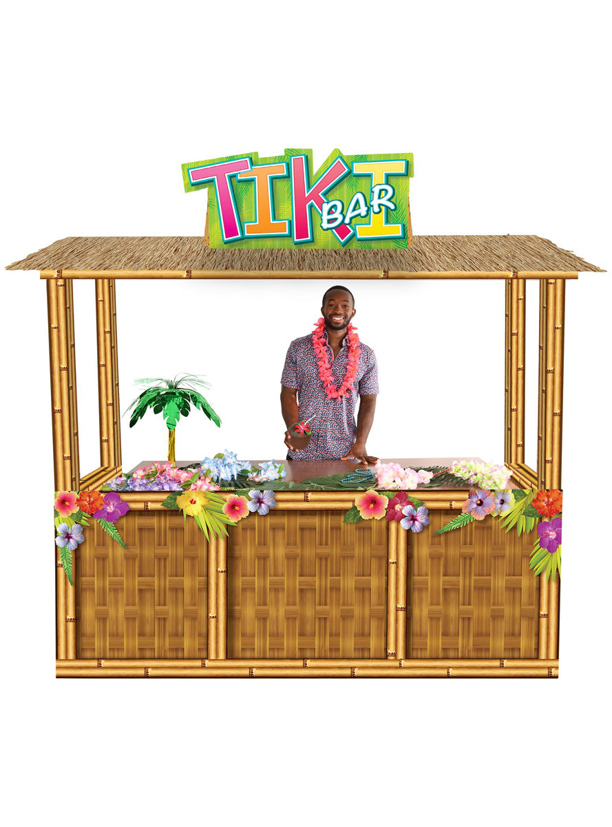 Tiki Bar 213cm 3D Party Prop - Main Image