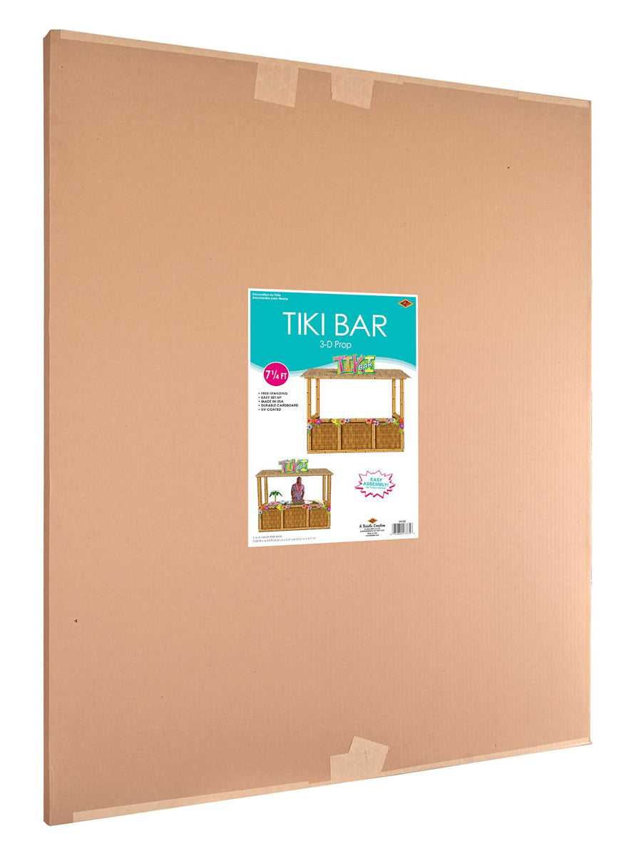 Tiki Bar 213cm 3D Party Prop - Packaging Image