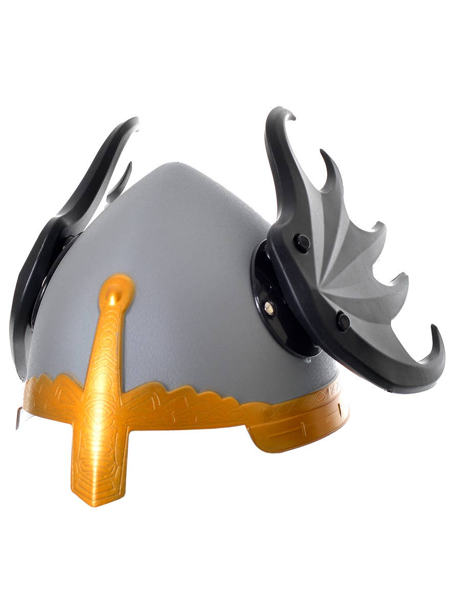 Warrior Helmet with Wings Costume Accessory | God of Thunder Helmet