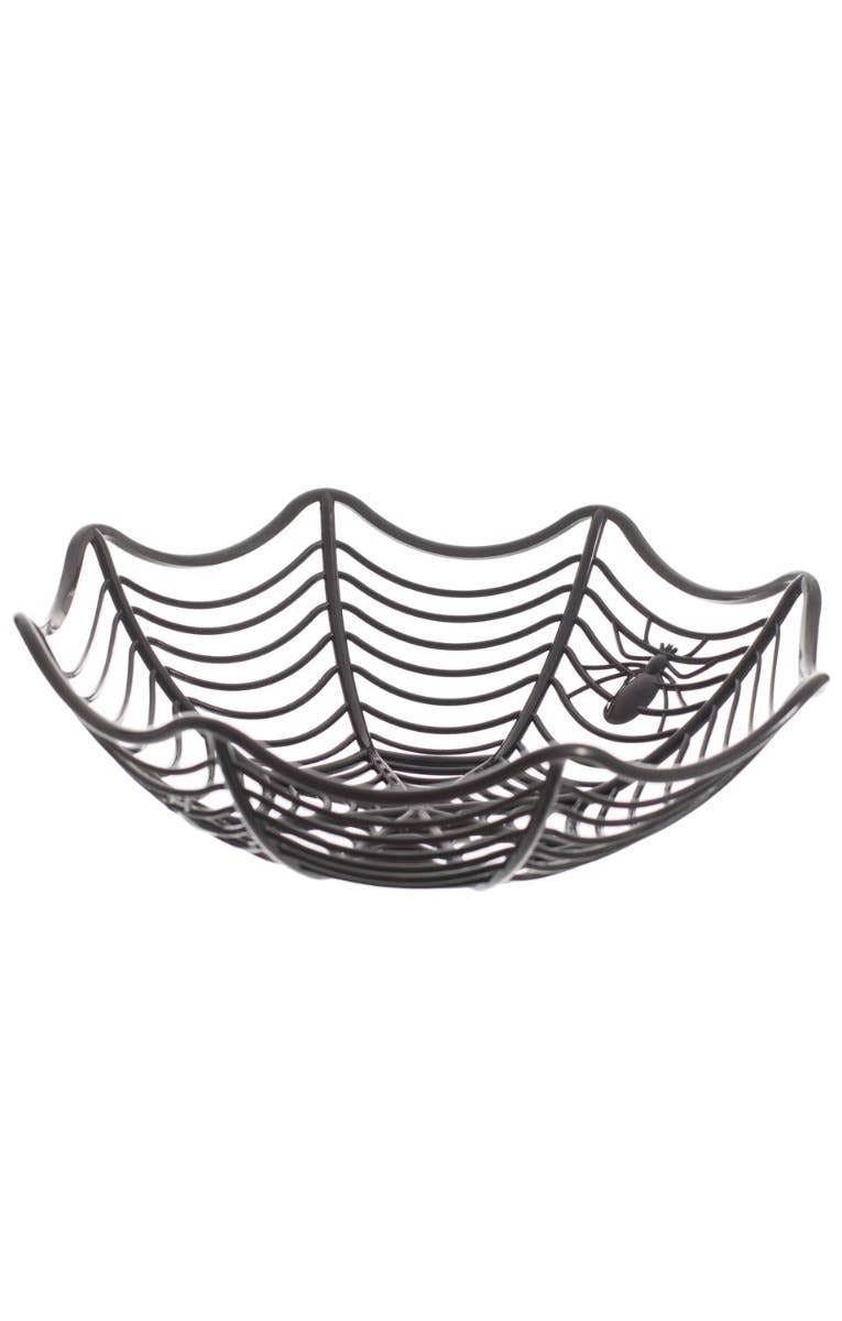 Black Spiderweb Halloween Candy Basket Main Image