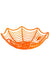 Orange Spiderweb Halloween Candy Basket Main Image