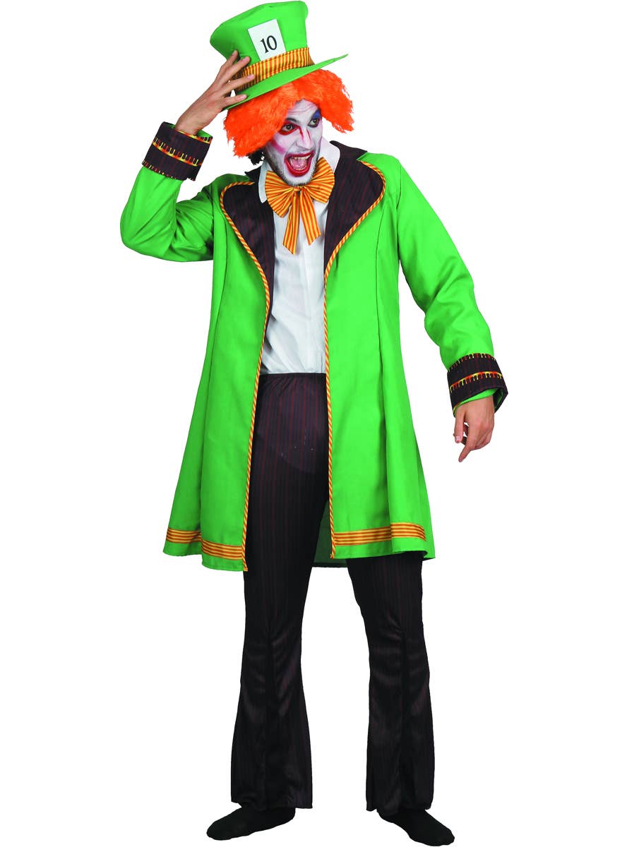 Men's Mad Hatter Wonderland Fancy Dress Costume Main Image