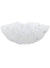 Women's Layered White Costume Tutu with Silver Holographic Dots