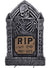 Skull Decorated RIP Halloween Tombstone