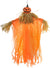 Hanging Orange Pumpkin Scarecrow with Lights