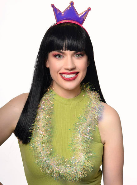 Iridescent Sparkly Tinsel Costume Lei