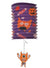 Purple and Orange Monster Halloween Lantern