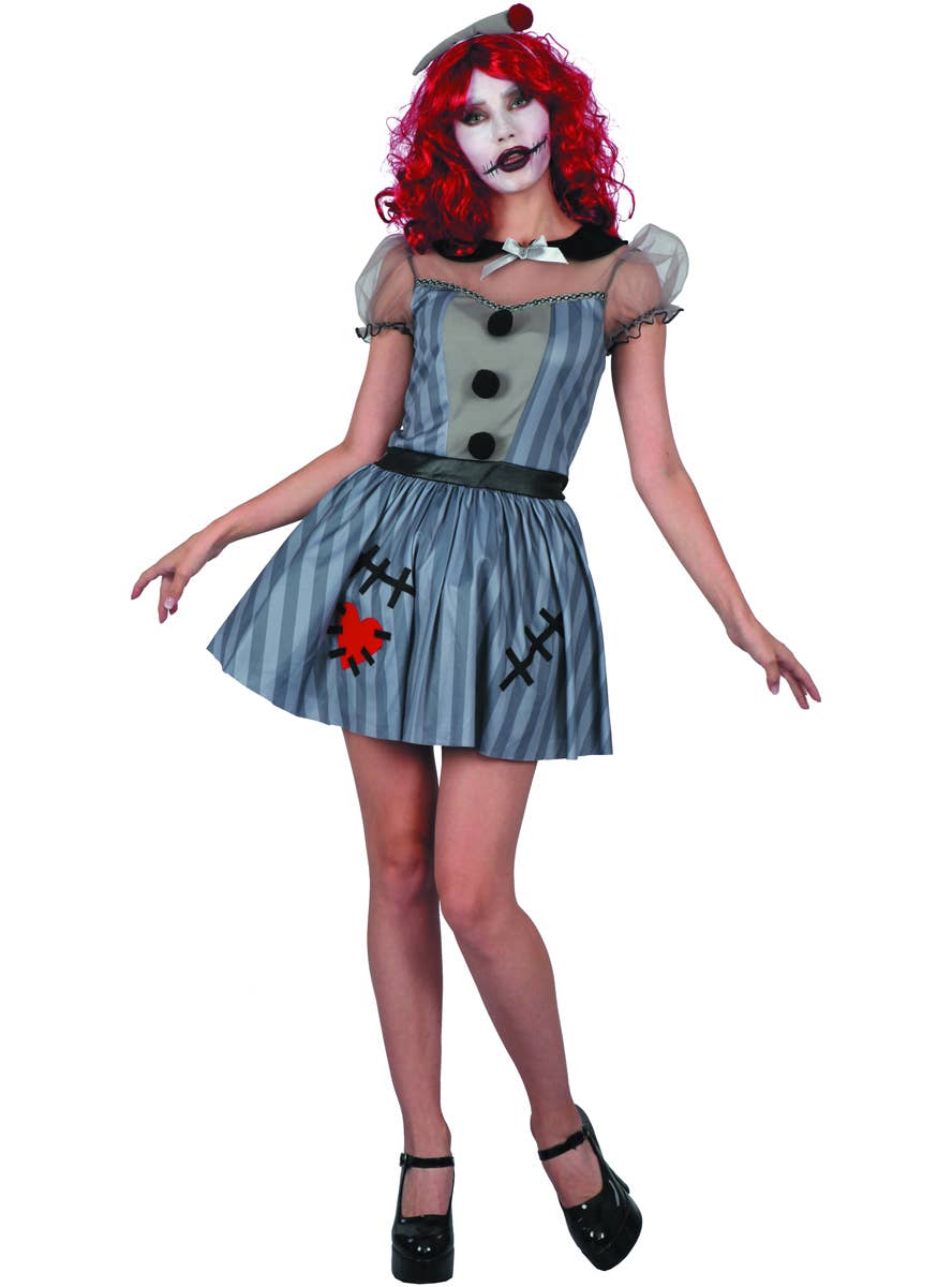 Image of Voodoo Doll Women's Halloween Horror Costume - Main Photo