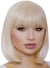 Deluxe Women's Short Blonde Bob Wig with Fringe