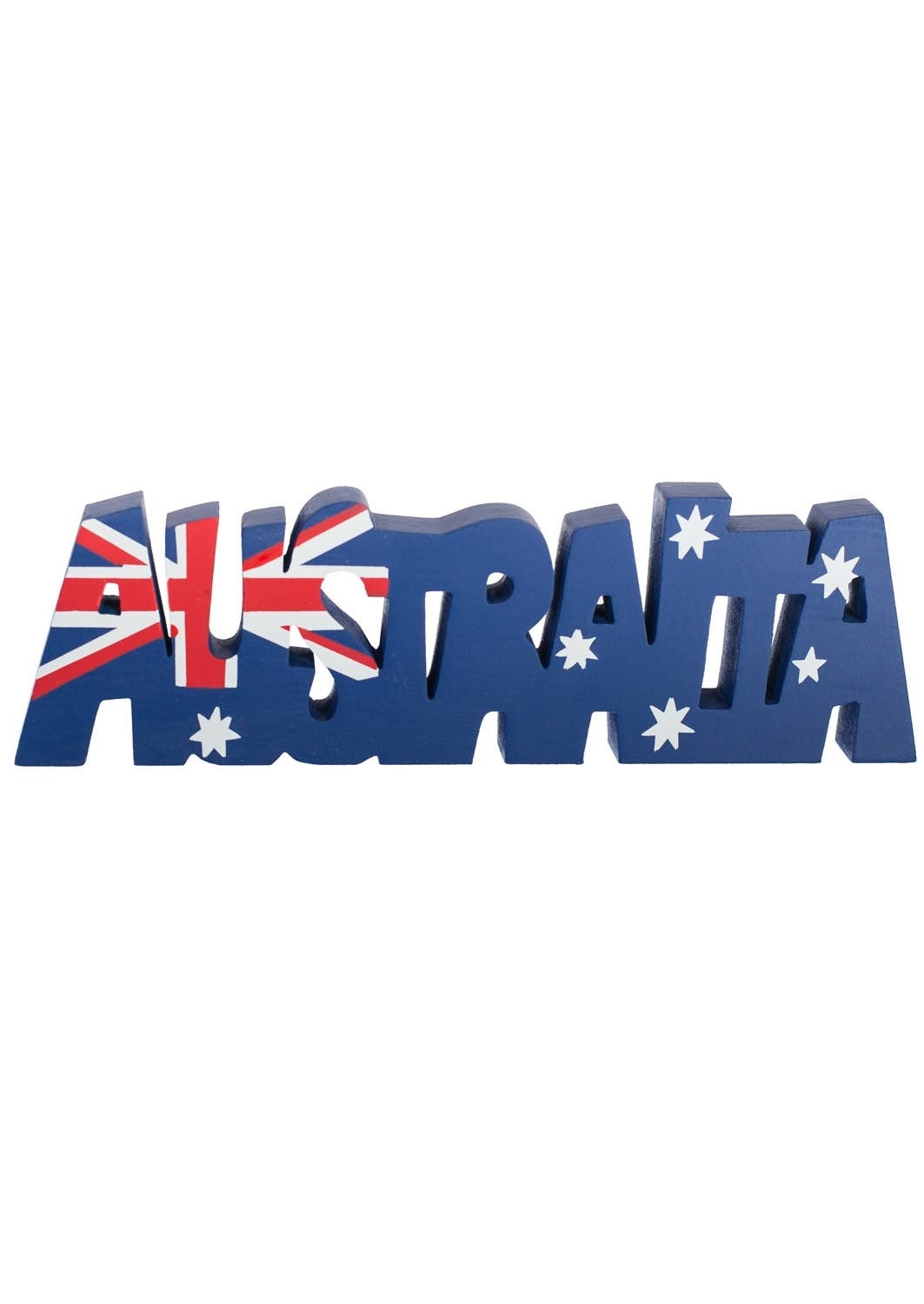 Australia Flag Wooden Australia Day Table Decoration - Main Image