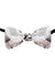 Silver Sequin Costume Bow Tie