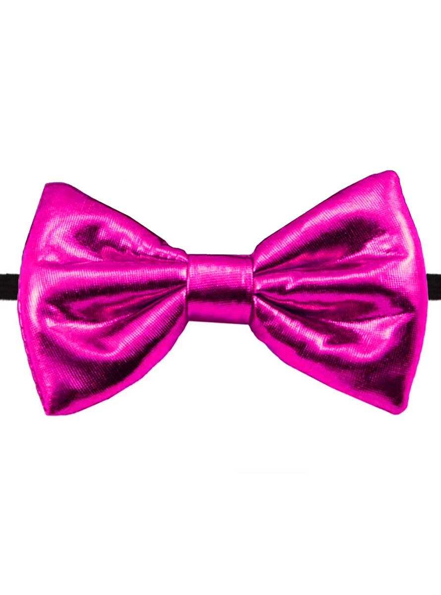 Metallic Pink Costume Bow Tie