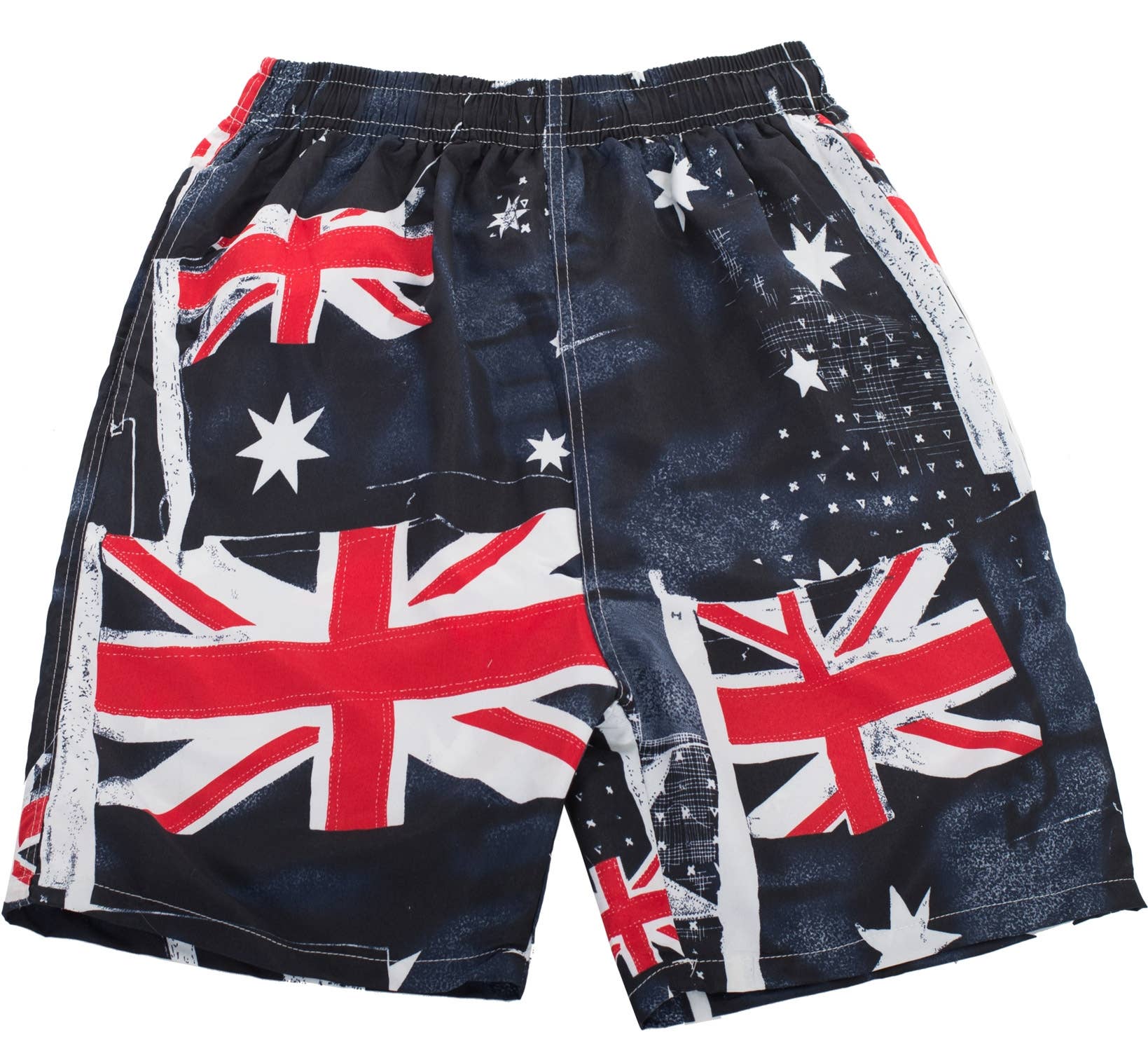 Men's Aussie Flag Australia Day Board Shorts - Close Image