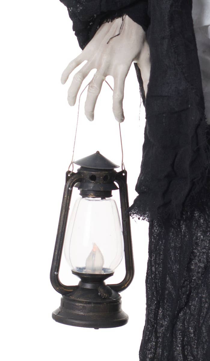 Old Graveyard Mortician Full Size Halloween Prop Decoration with Light and Sound - Alternate Image