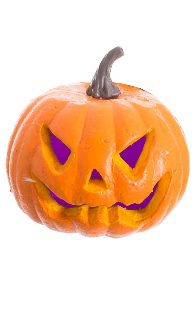 Light Up Orange Pumpkin Decoration with Colour Changing Light Alternative Image