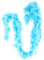 Light Blue Fluffy Feather Boa