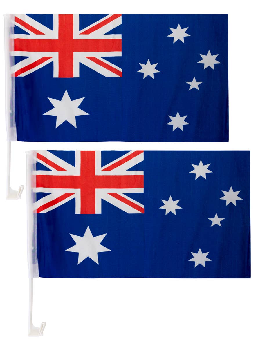 2 Pack of Aussie Flag Car Flags