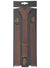 Leather Look Costume Braces