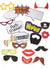 20 Pack of Party Photo Booth Props Main Image