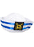 Blue and White Sailor Gob Hat