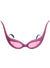 Pink Glitter Martian Costume Glasses