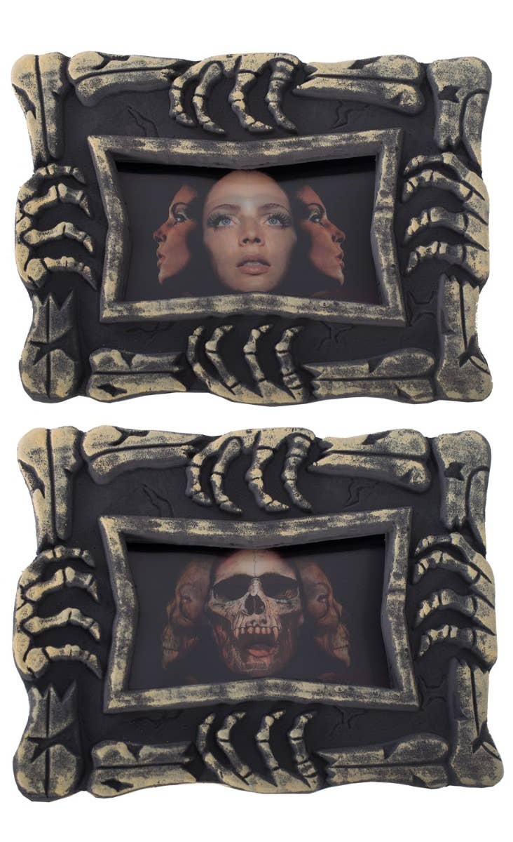 Spooky Changing Face Holographic Halloween Haunted House Decoration Prop Dual view Image