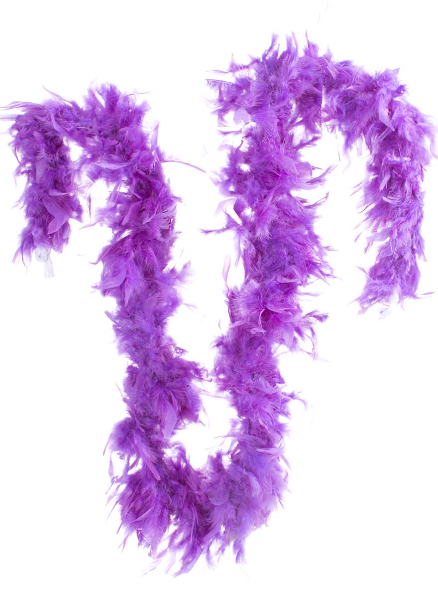 Purple Fluffy Feather Boa