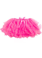 Womens Ruffled Neon Pink Costume Tutu