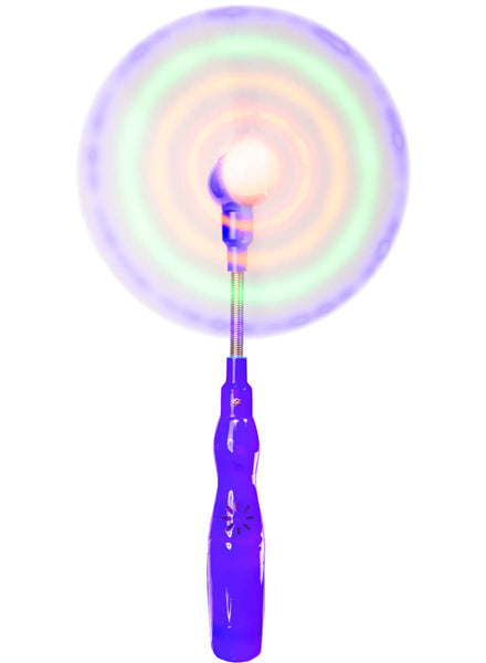 Blue Handle Light Up Spinning Windmill Prop