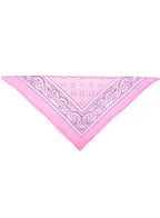 Pink Paisley Print Cow Girl Costume Bandanna